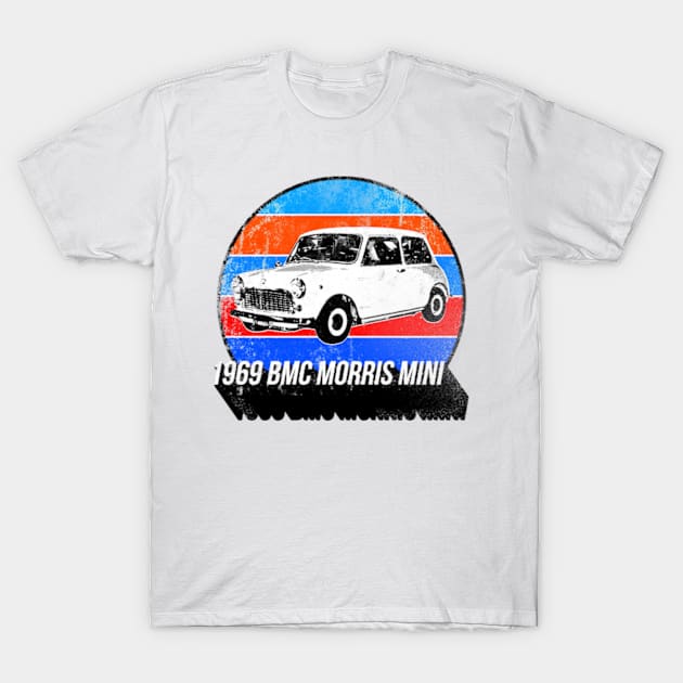 1969 BMC Morris Mini T-Shirt by Worldengine